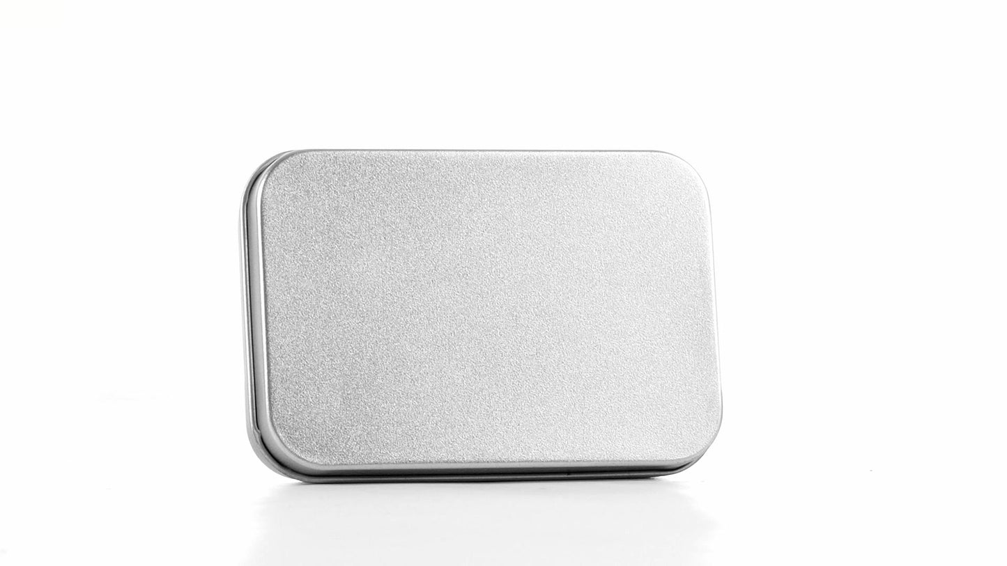 Small rectangular metal box 9x6x2