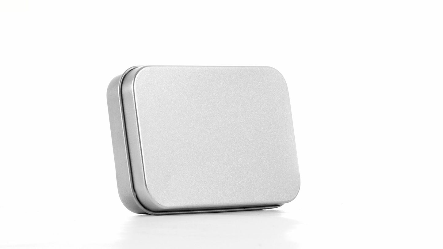 Small rectangular metal box 9x6x2