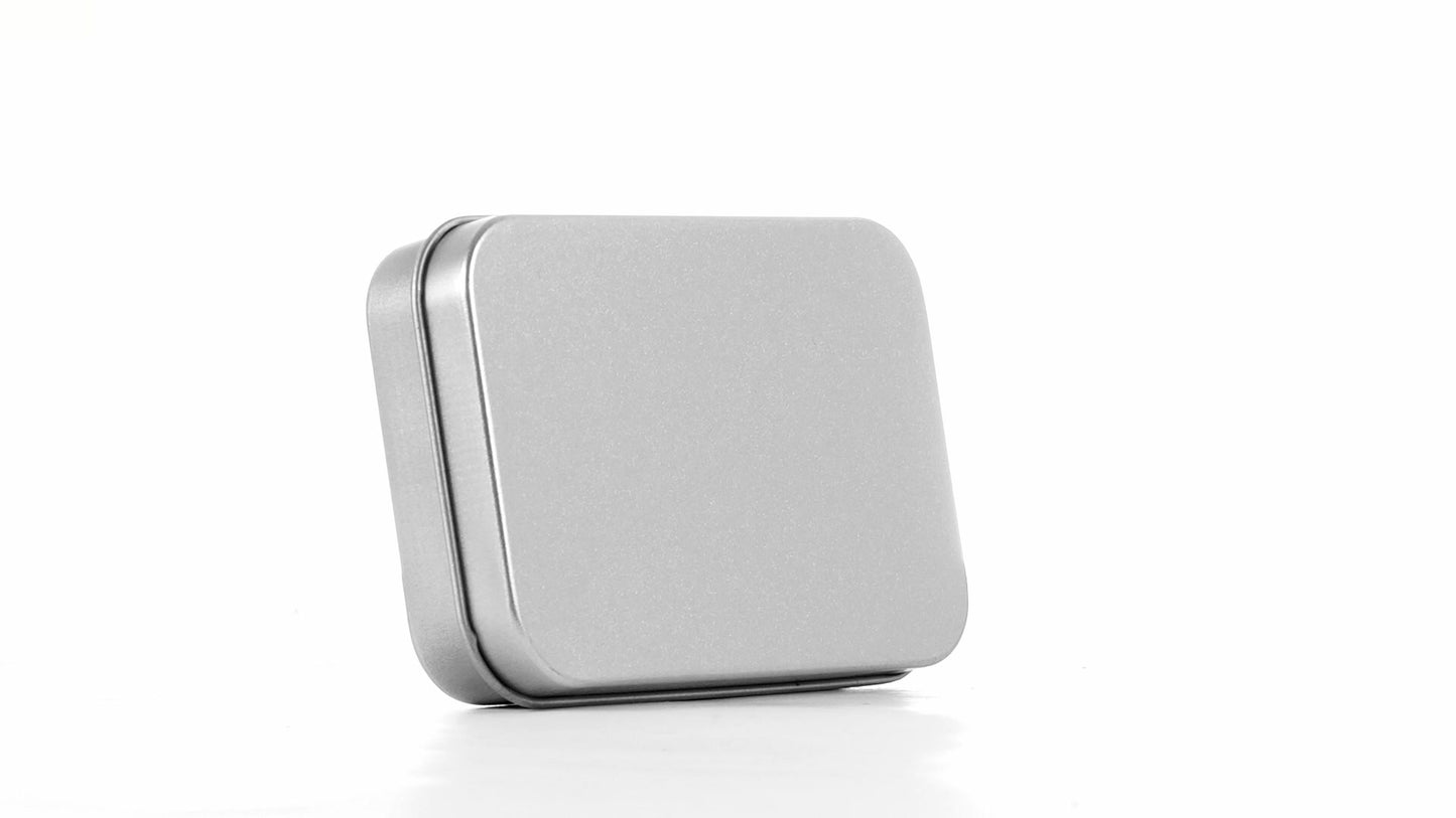 Small rectangular metal box 9x6x2