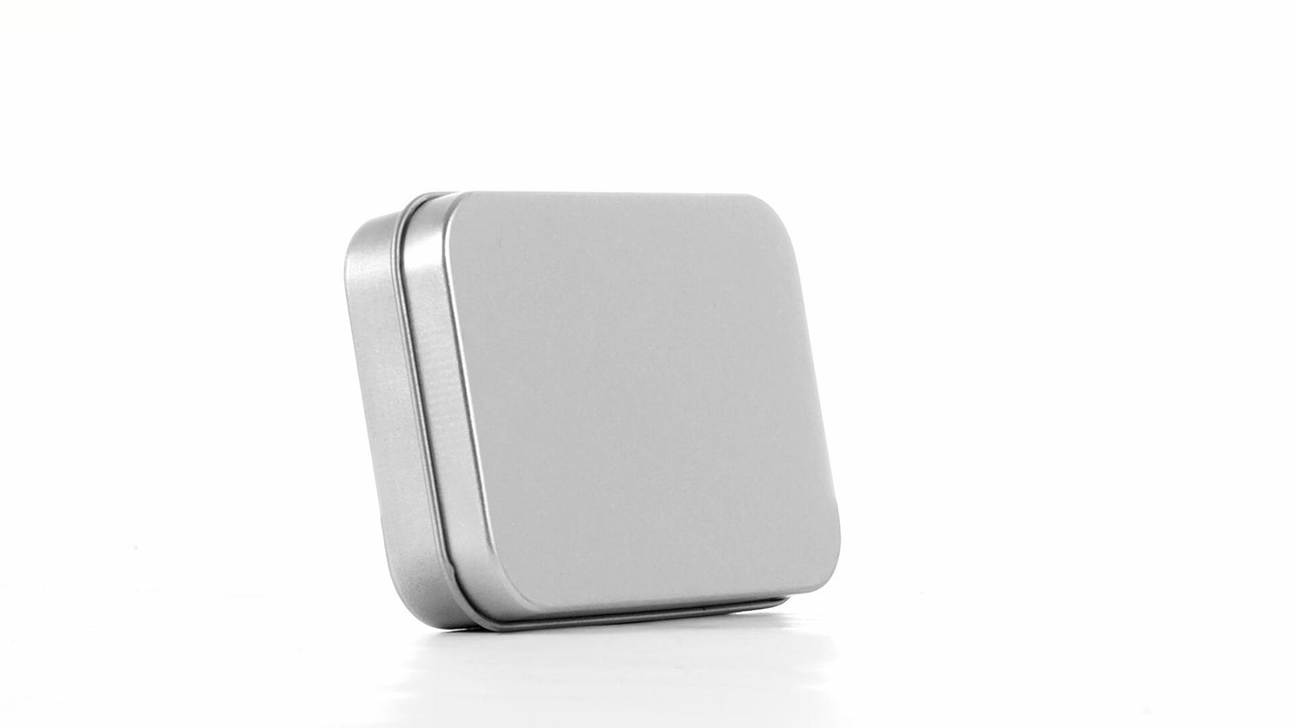 Small rectangular metal box 9x6x2