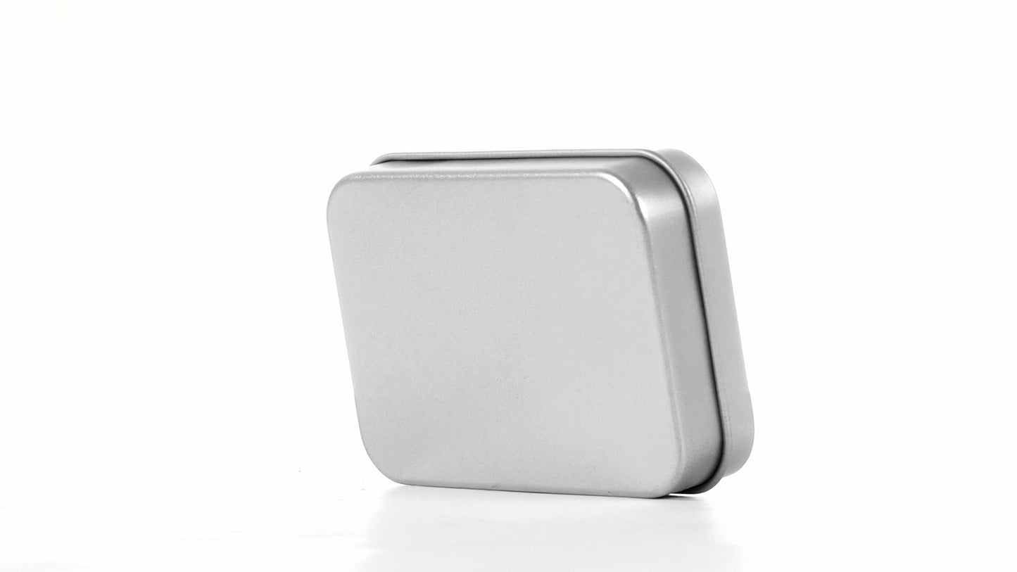 Small rectangular metal box 9x6x2