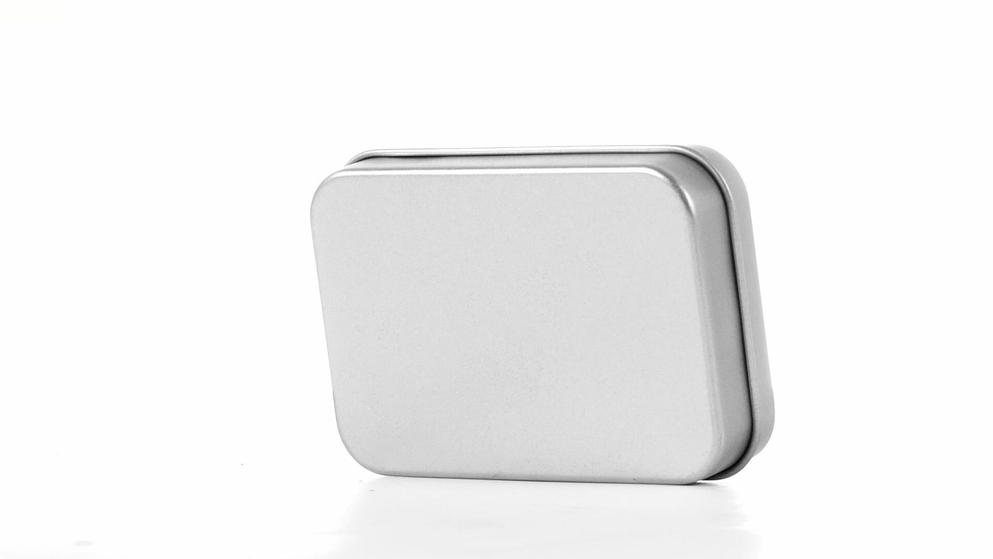 Small rectangular metal box 9x6x2