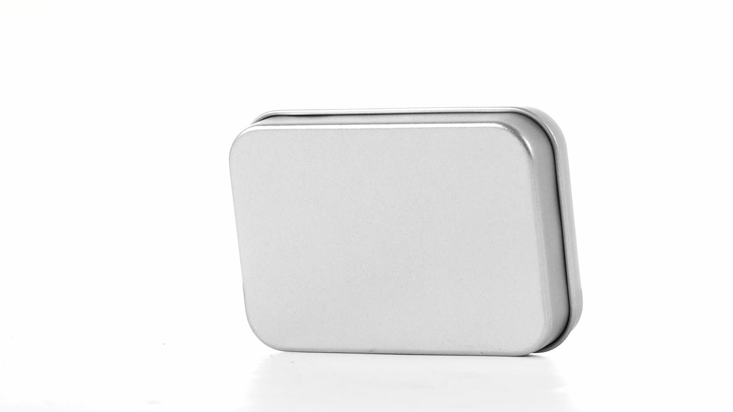 Small rectangular metal box 9x6x2