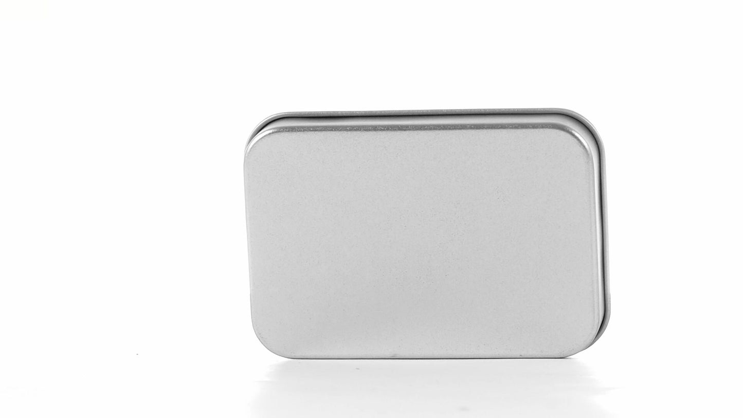 Small rectangular metal box 9x6x2