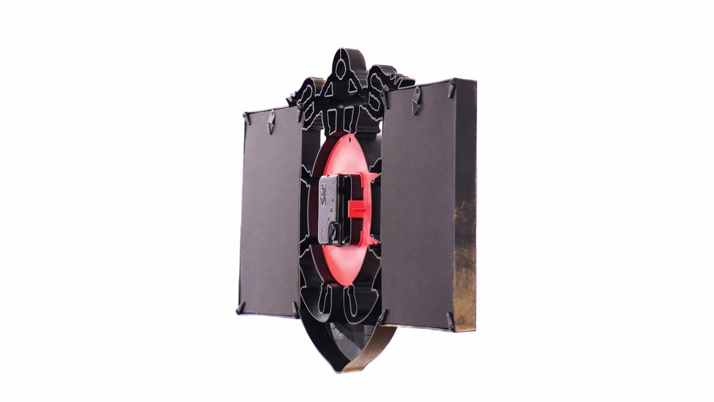 ANCORA collage clock photo frame for 2 pictures