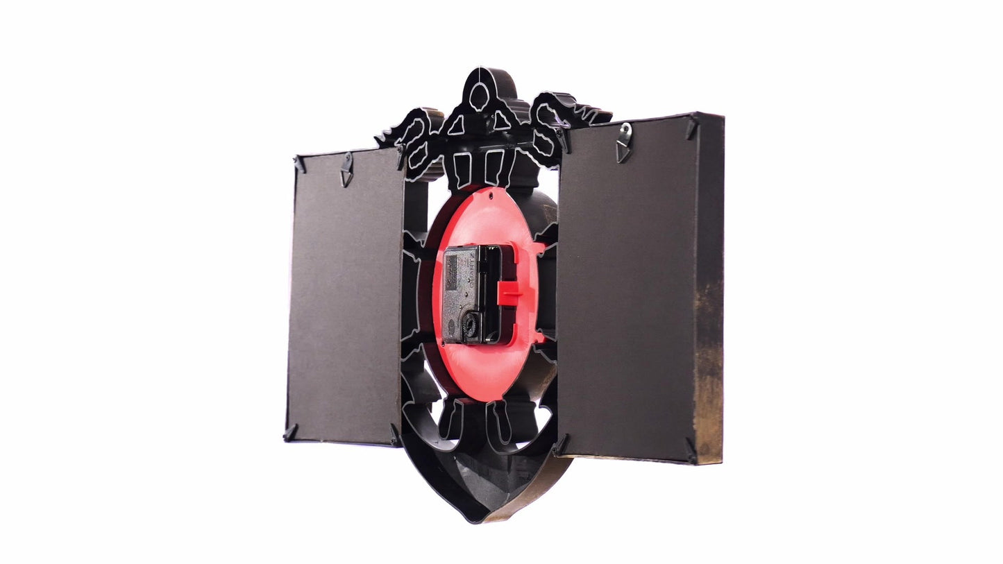 ANCORA collage clock photo frame for 2 pictures