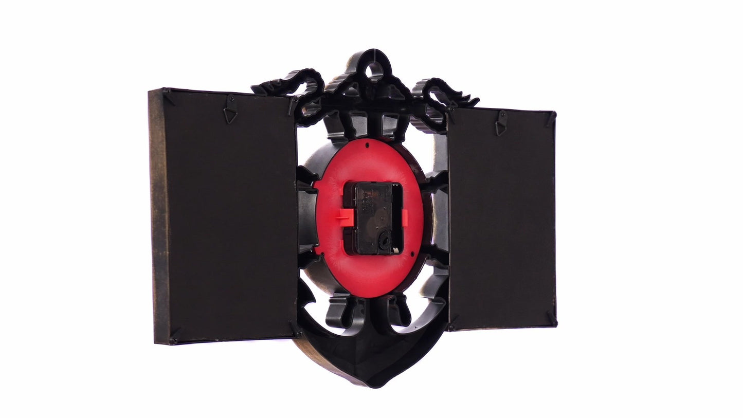 ANCORA collage clock photo frame for 2 pictures