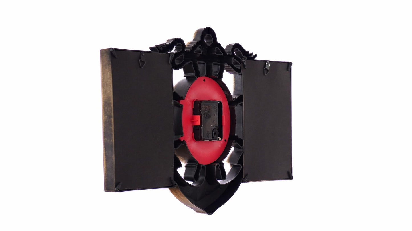 ANCORA collage clock photo frame for 2 pictures