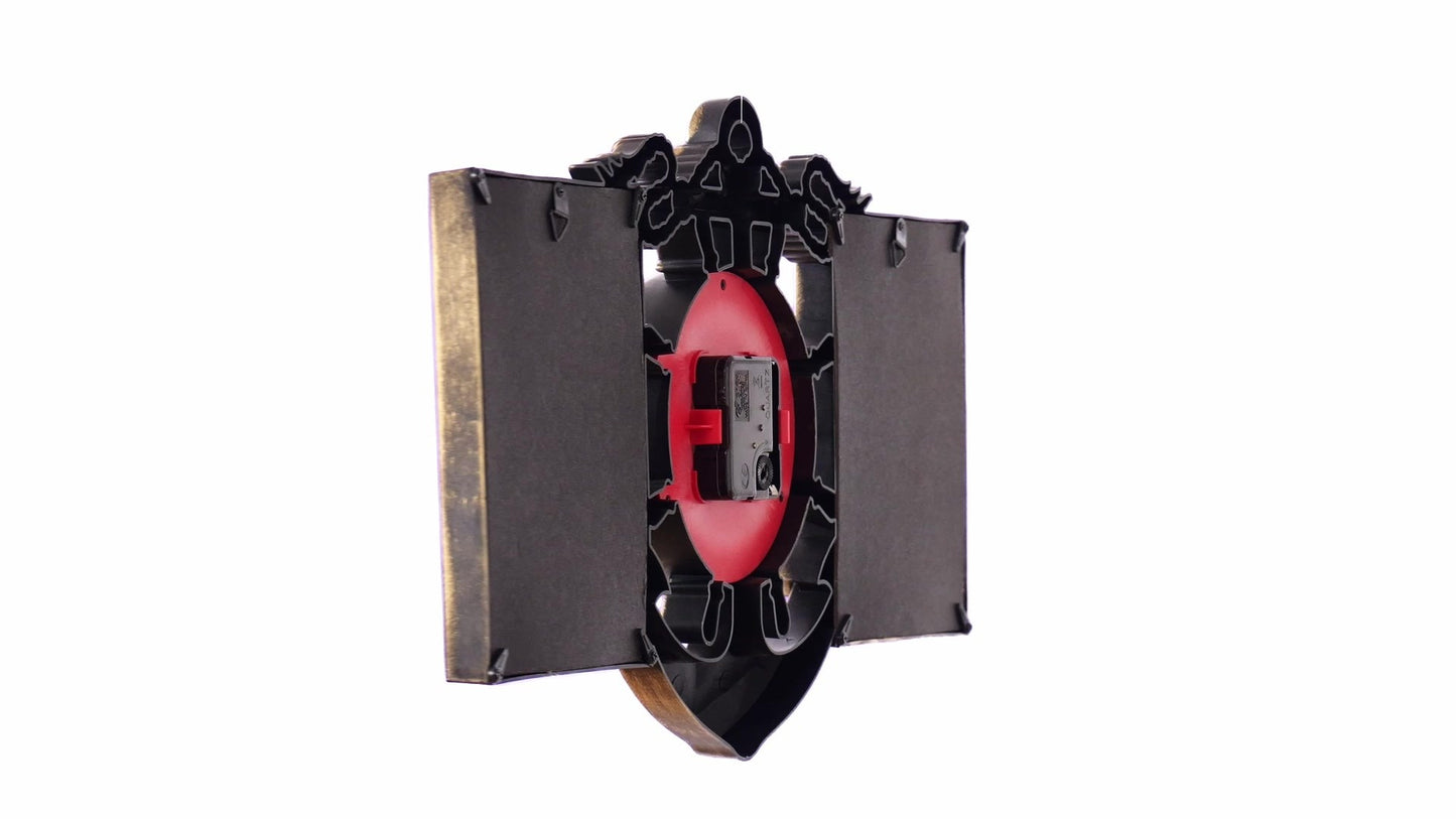 ANCORA collage clock photo frame for 2 pictures