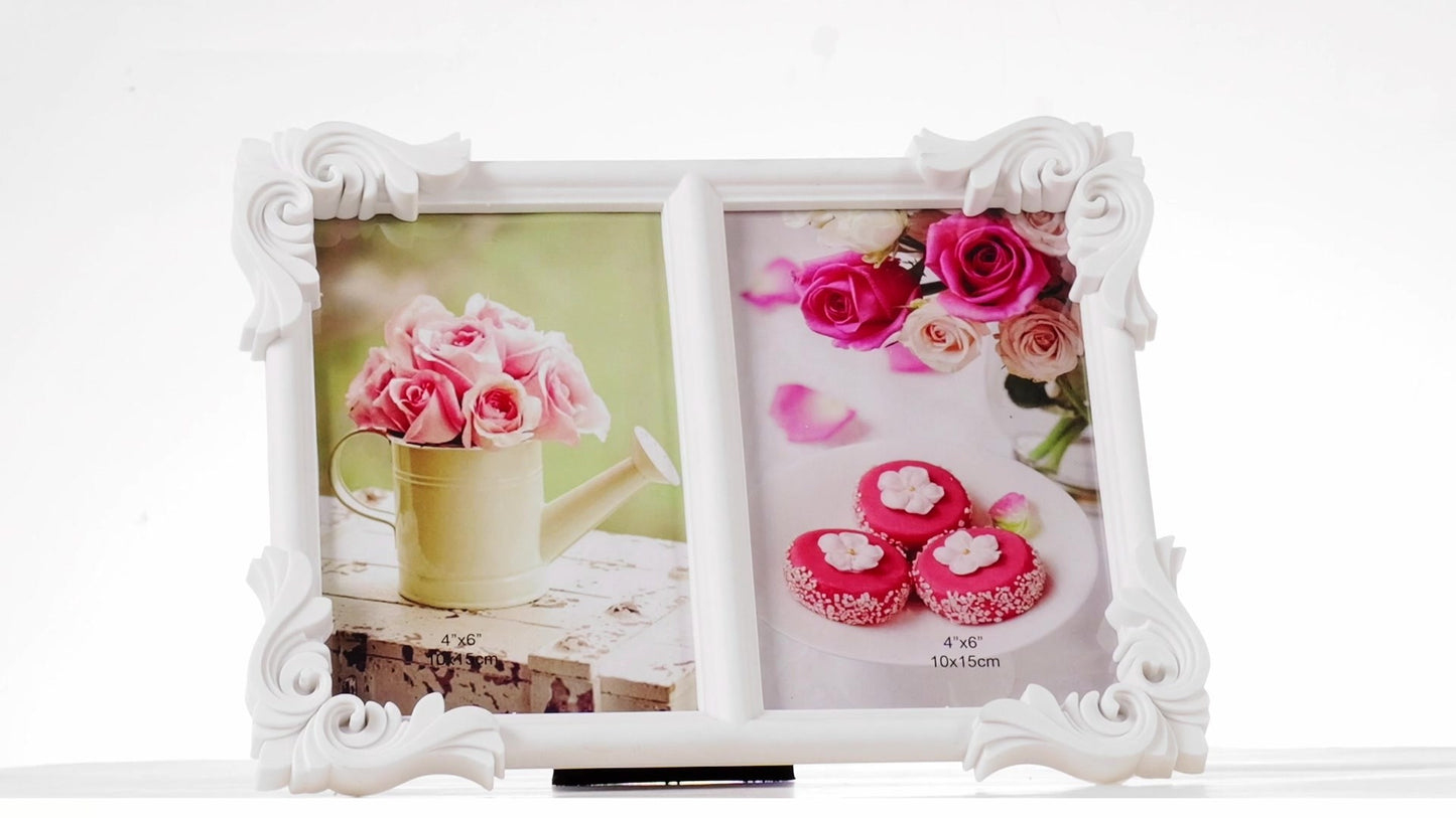 Photo frame collage 2 photos