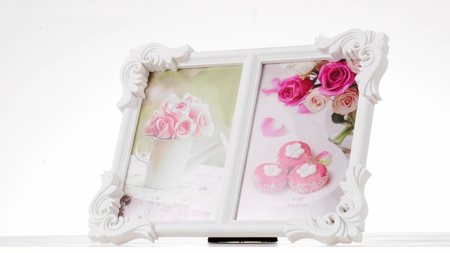 Photo frame collage 2 photos