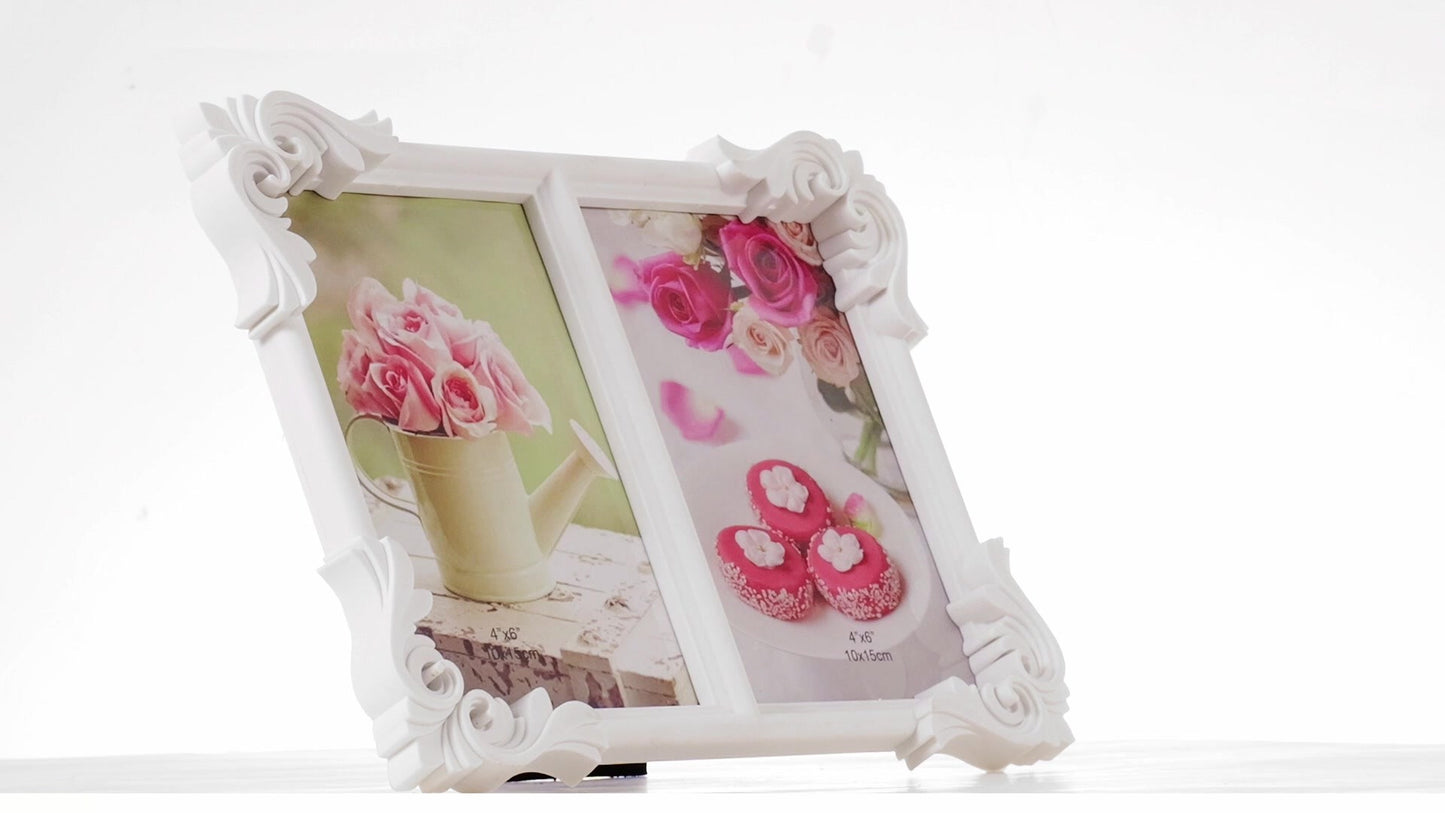 Photo frame collage 2 photos