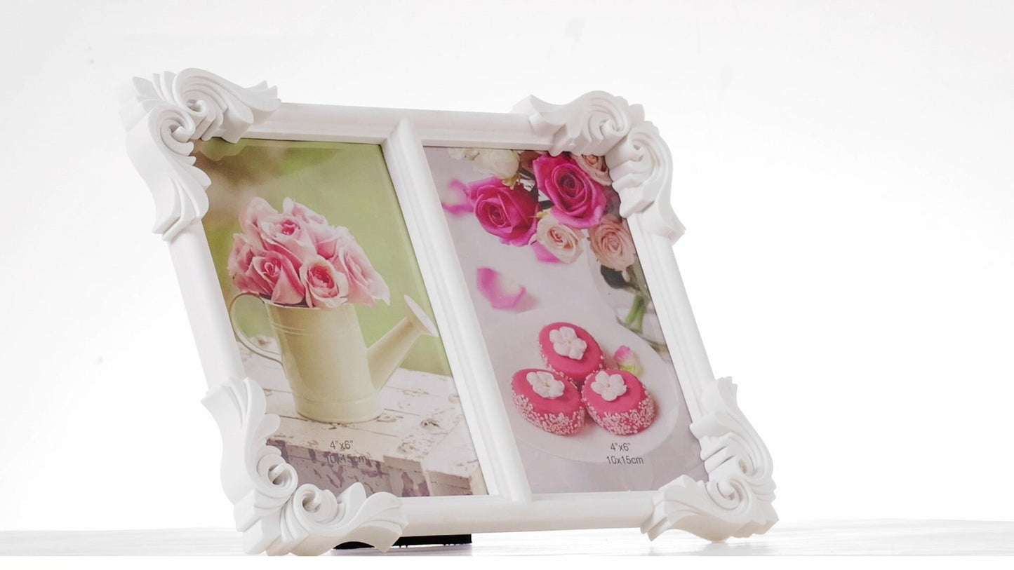 Photo frame collage 2 photos