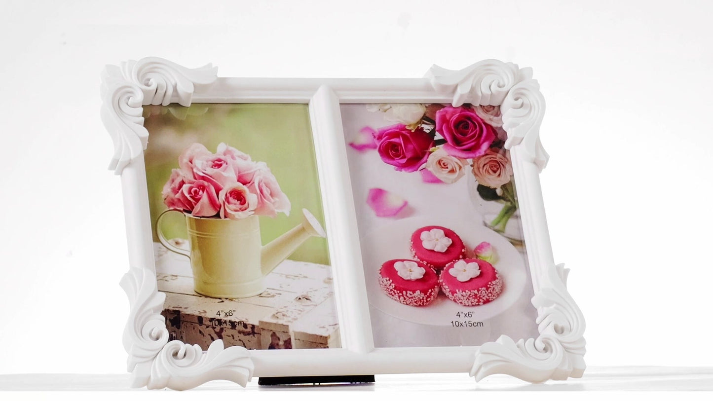 Photo frame collage 2 photos