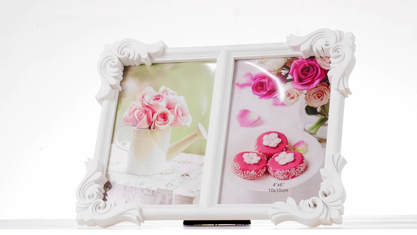 Photo frame collage 2 photos