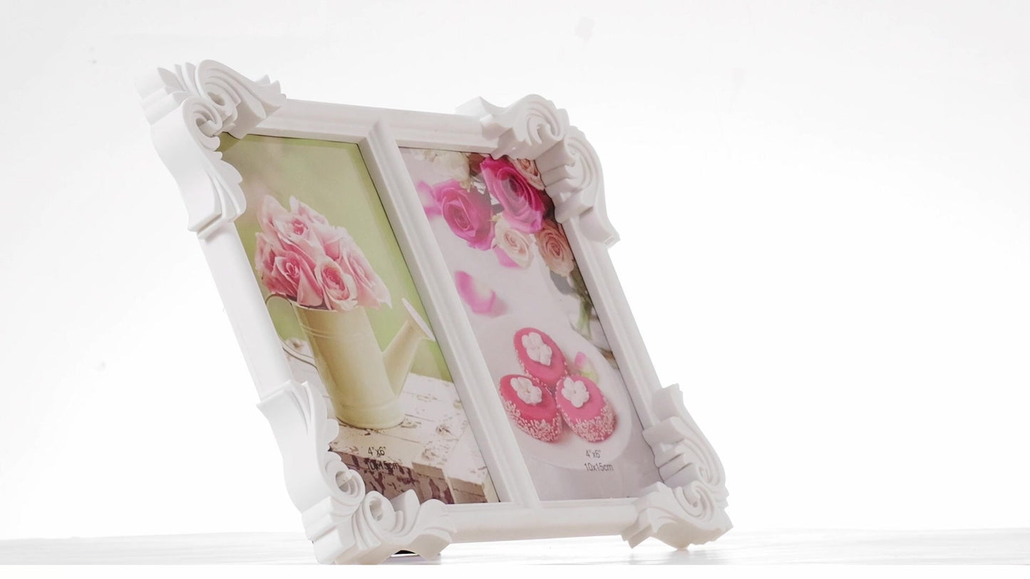 Photo frame collage 2 photos