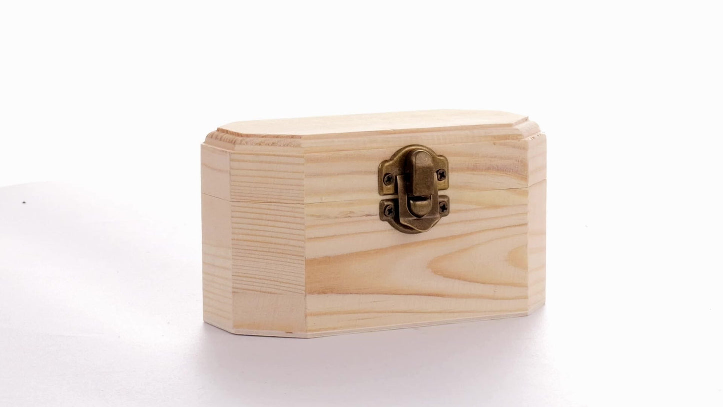Wooden box CHEST 12x6x6