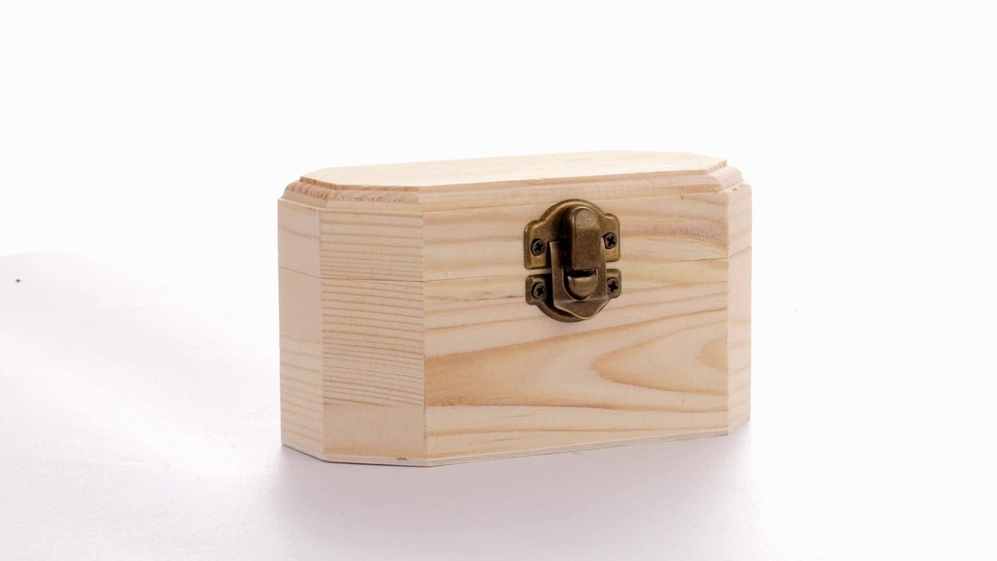 Wooden box CHEST 12x6x6