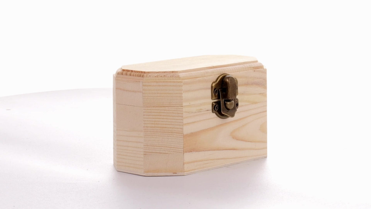 Wooden box CHEST 12x6x6