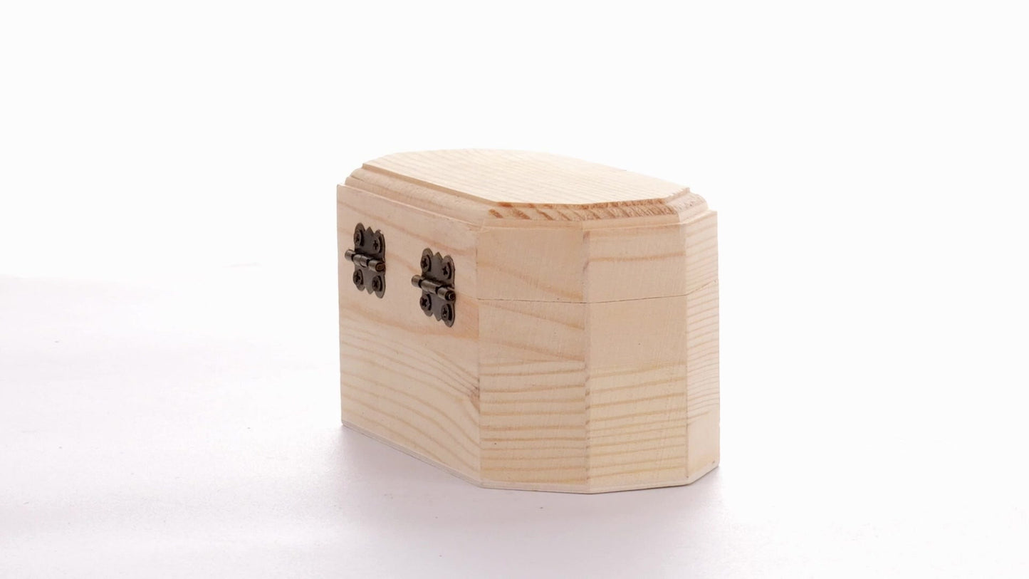 Wooden box CHEST 12x6x6