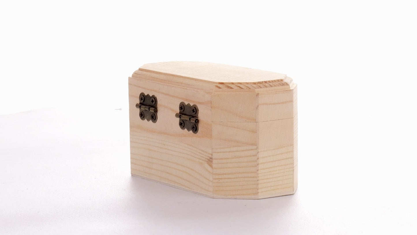 Wooden box CHEST 12x6x6