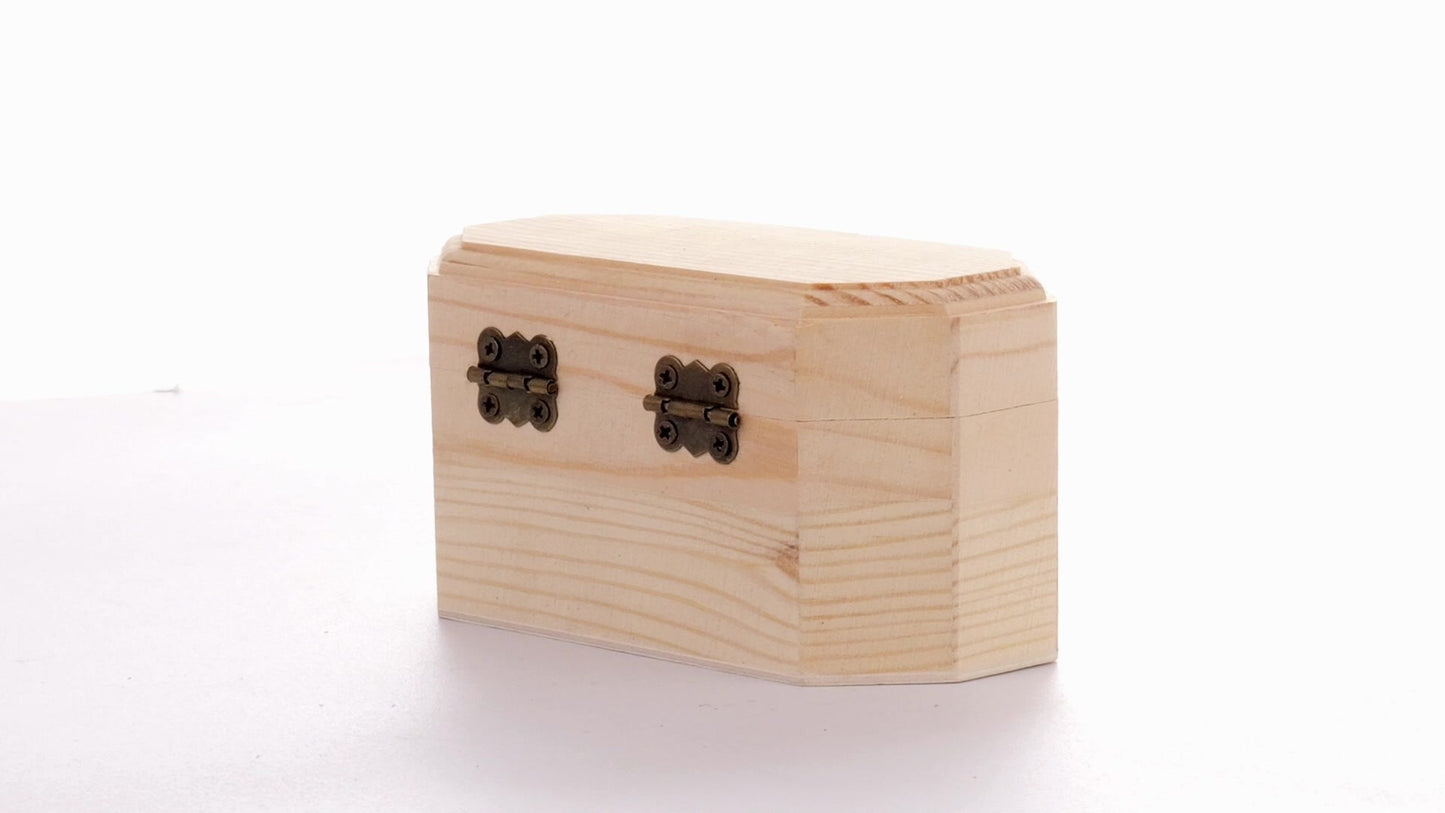 Wooden box CHEST 12x6x6