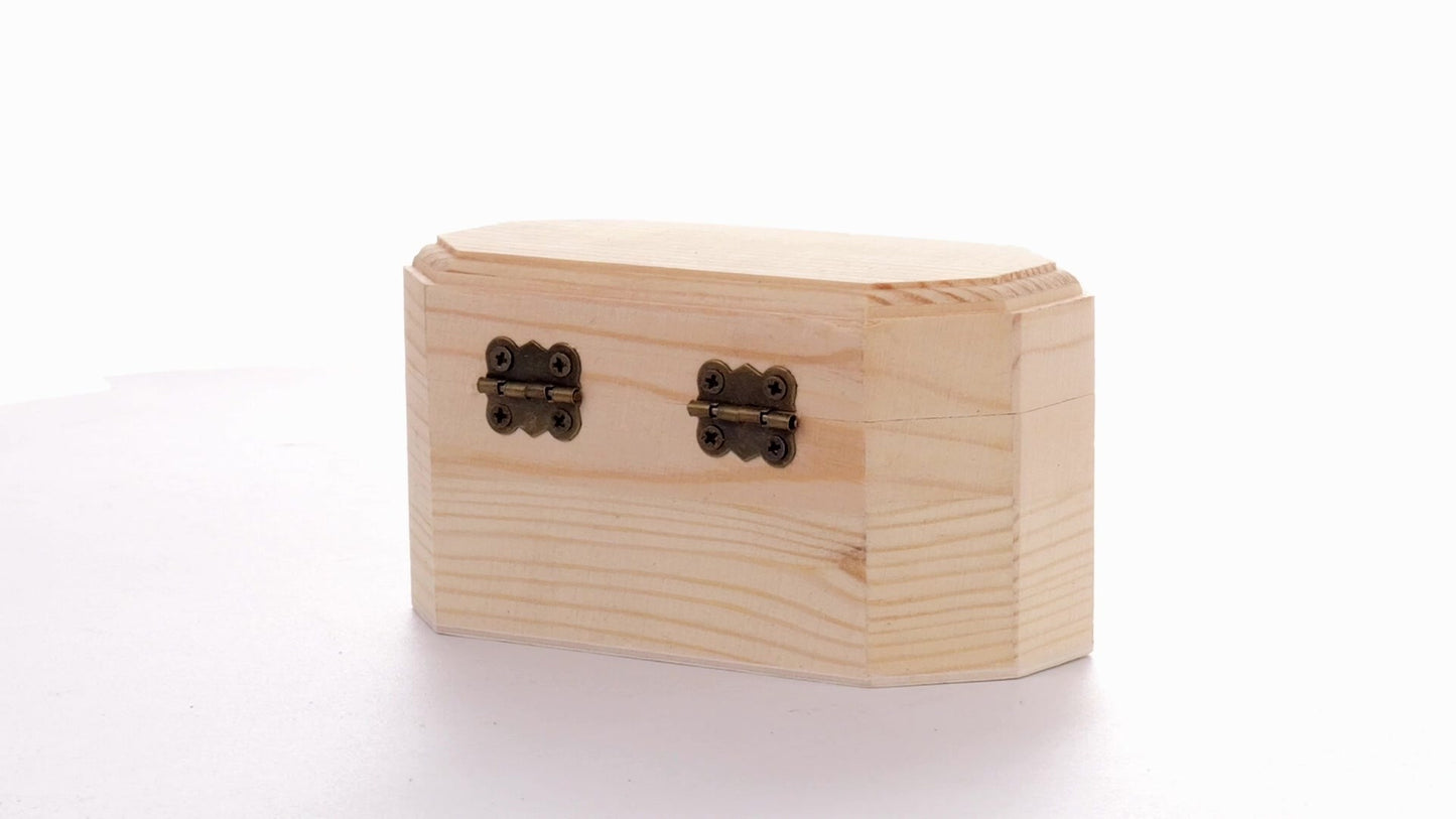 Wooden box CHEST 12x6x6