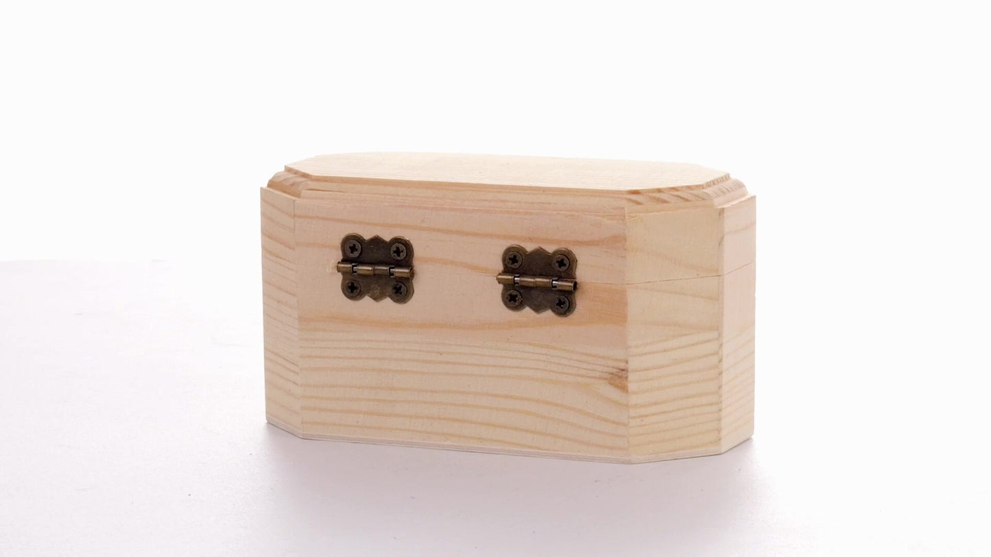 Wooden box CHEST 12x6x6