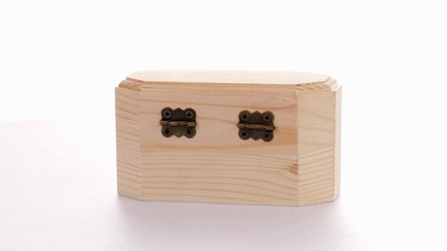 Wooden box CHEST 12x6x6