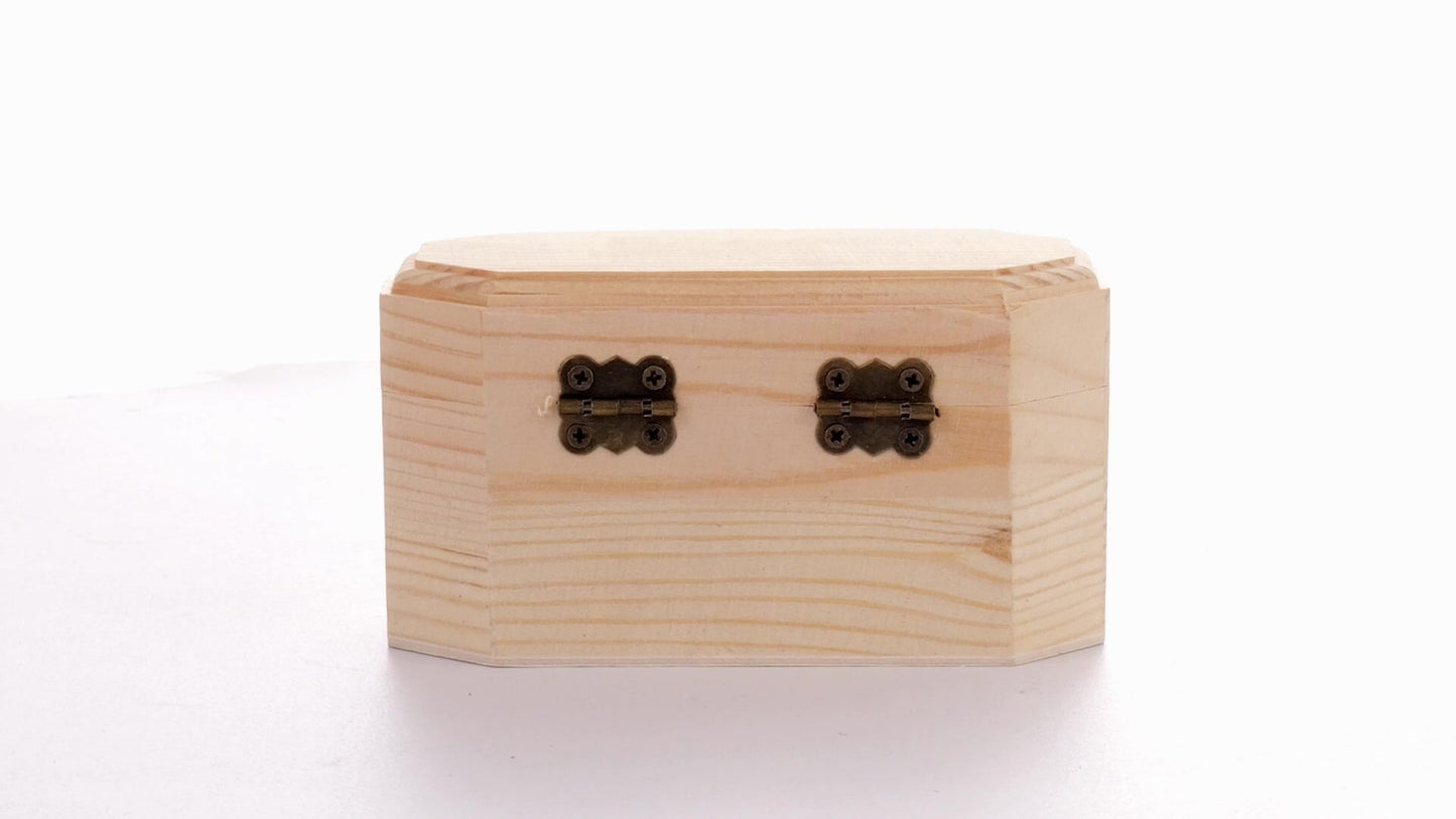 Wooden box CHEST 12x6x6
