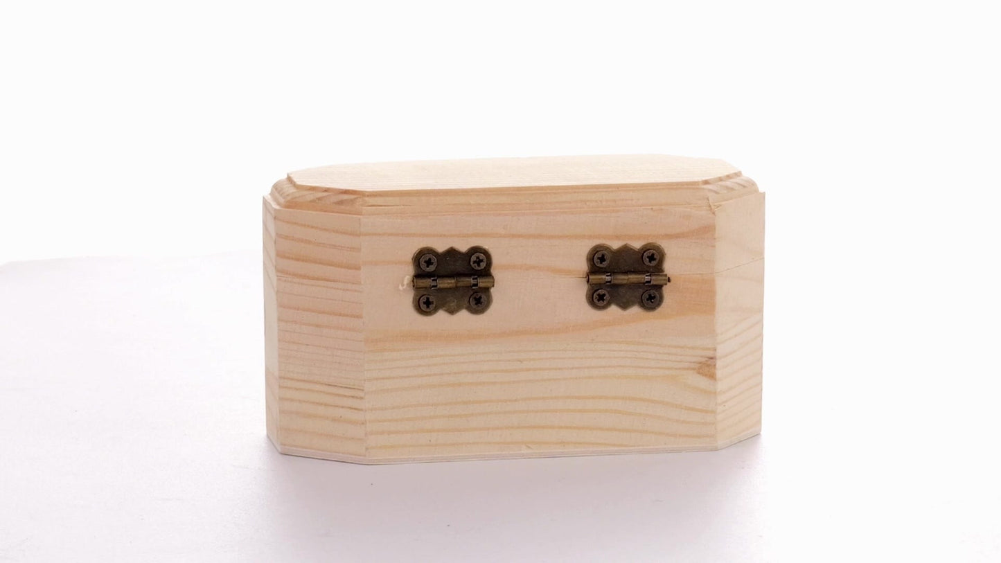 Wooden box CHEST 12x6x6