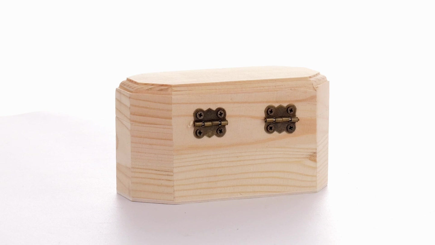 Wooden box CHEST 12x6x6