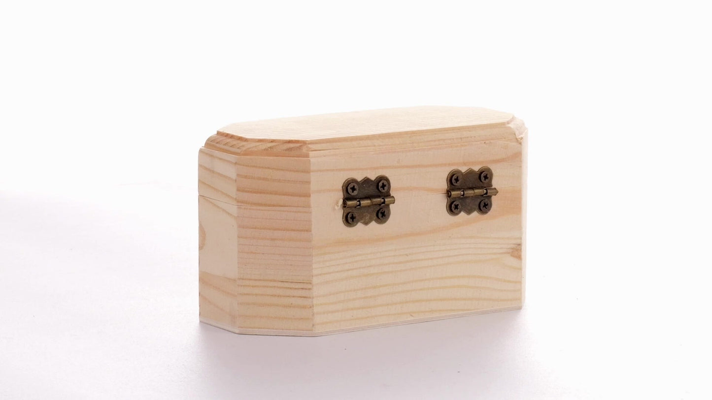 Wooden box CHEST 12x6x6