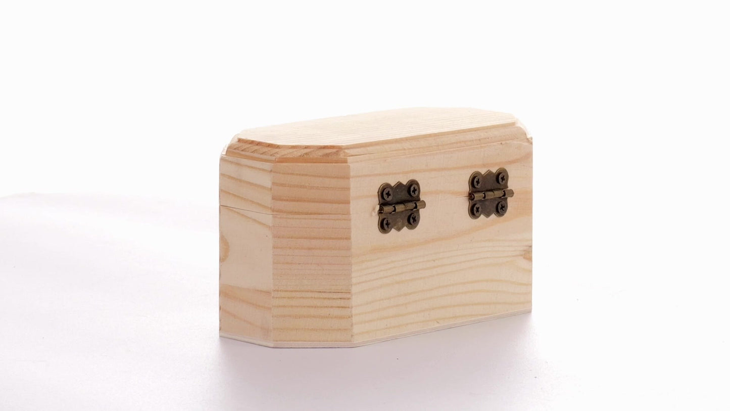 Wooden box CHEST 12x6x6
