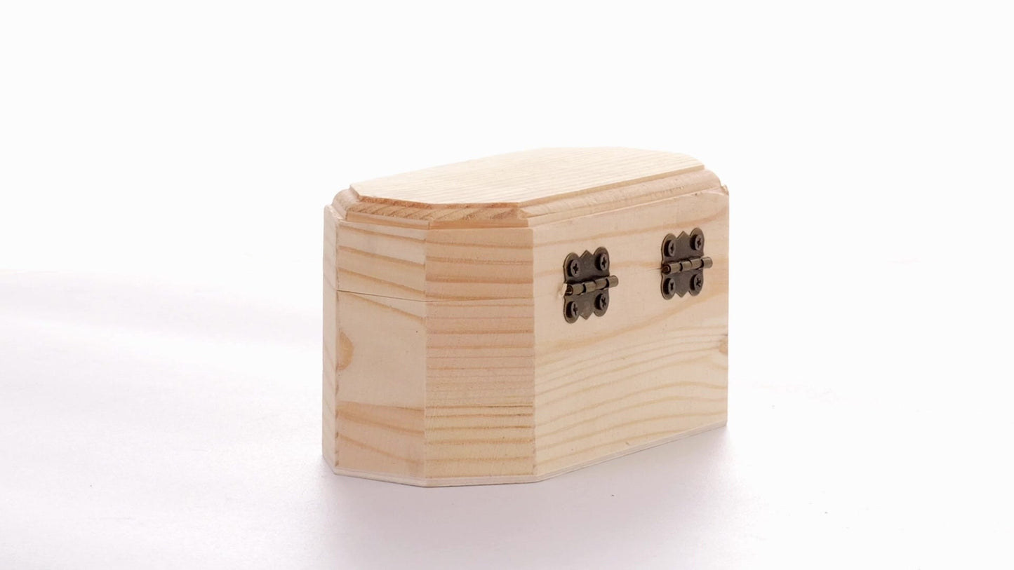 Wooden box CHEST 12x6x6
