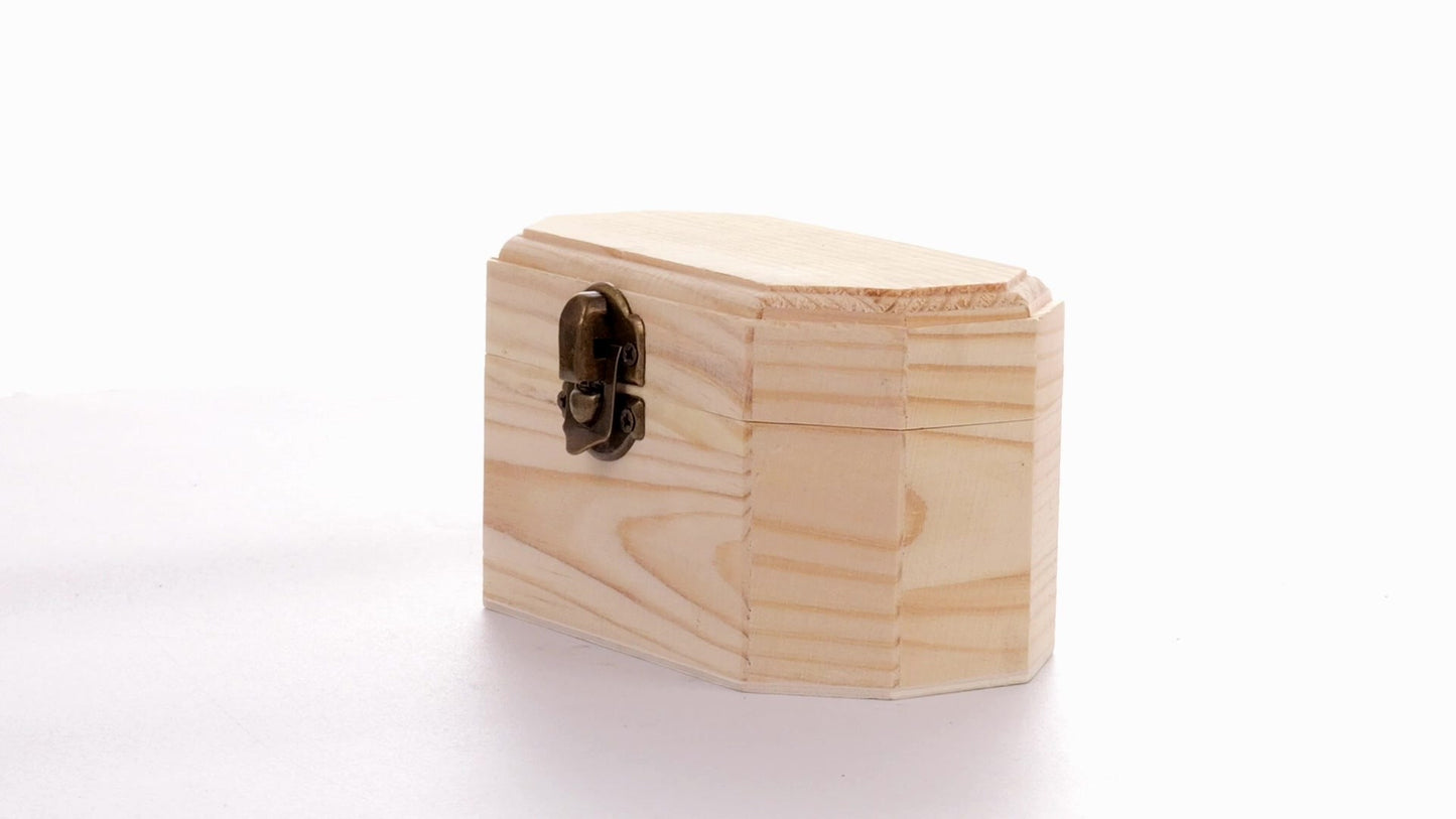 Wooden box CHEST 12x6x6