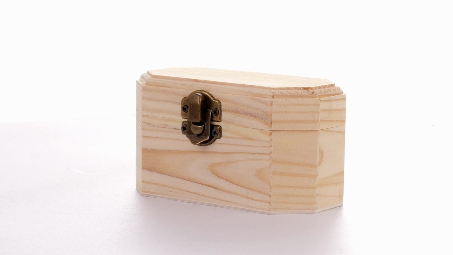 Wooden box CHEST 12x6x6
