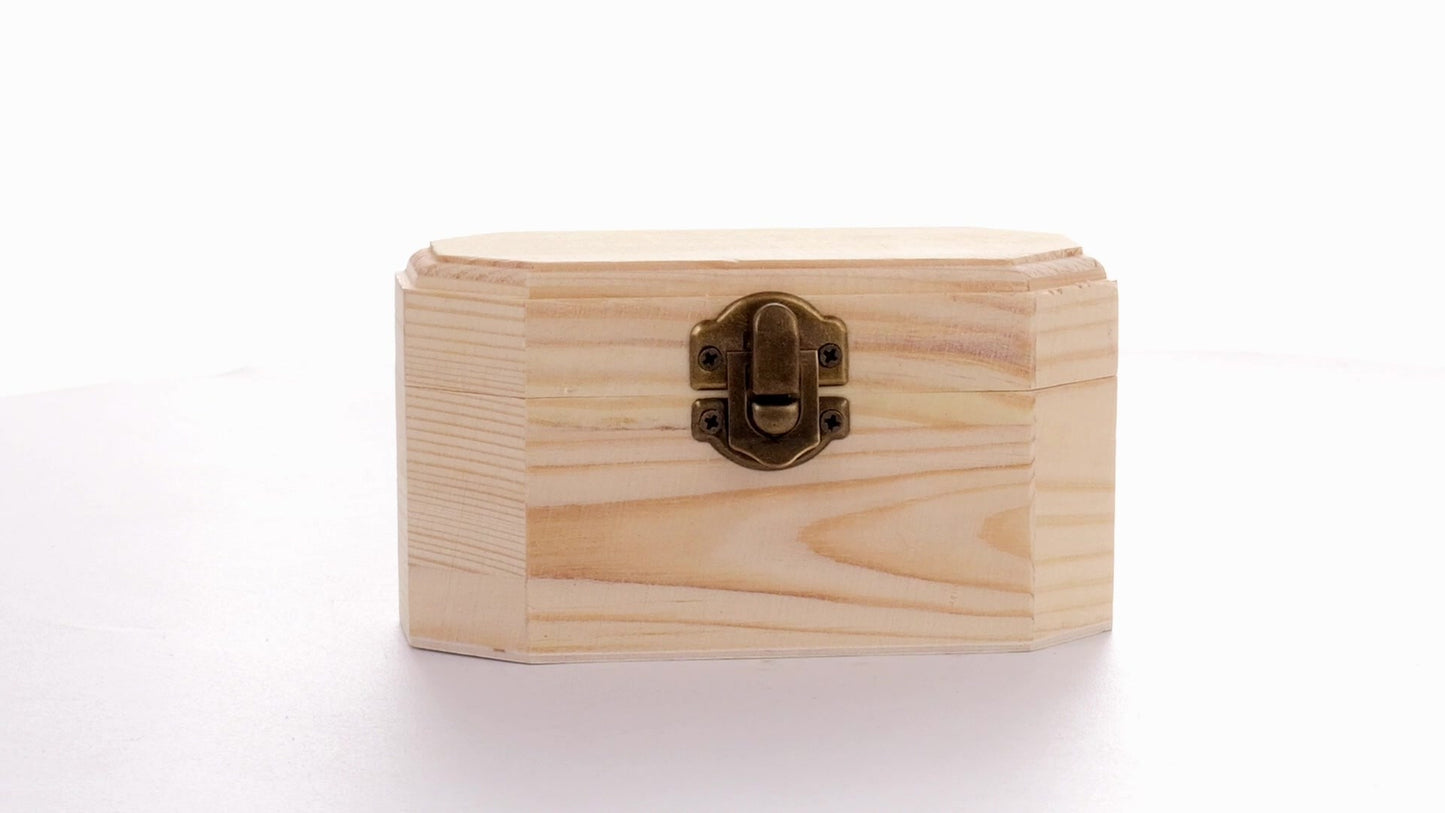 Wooden box CHEST 12x6x6