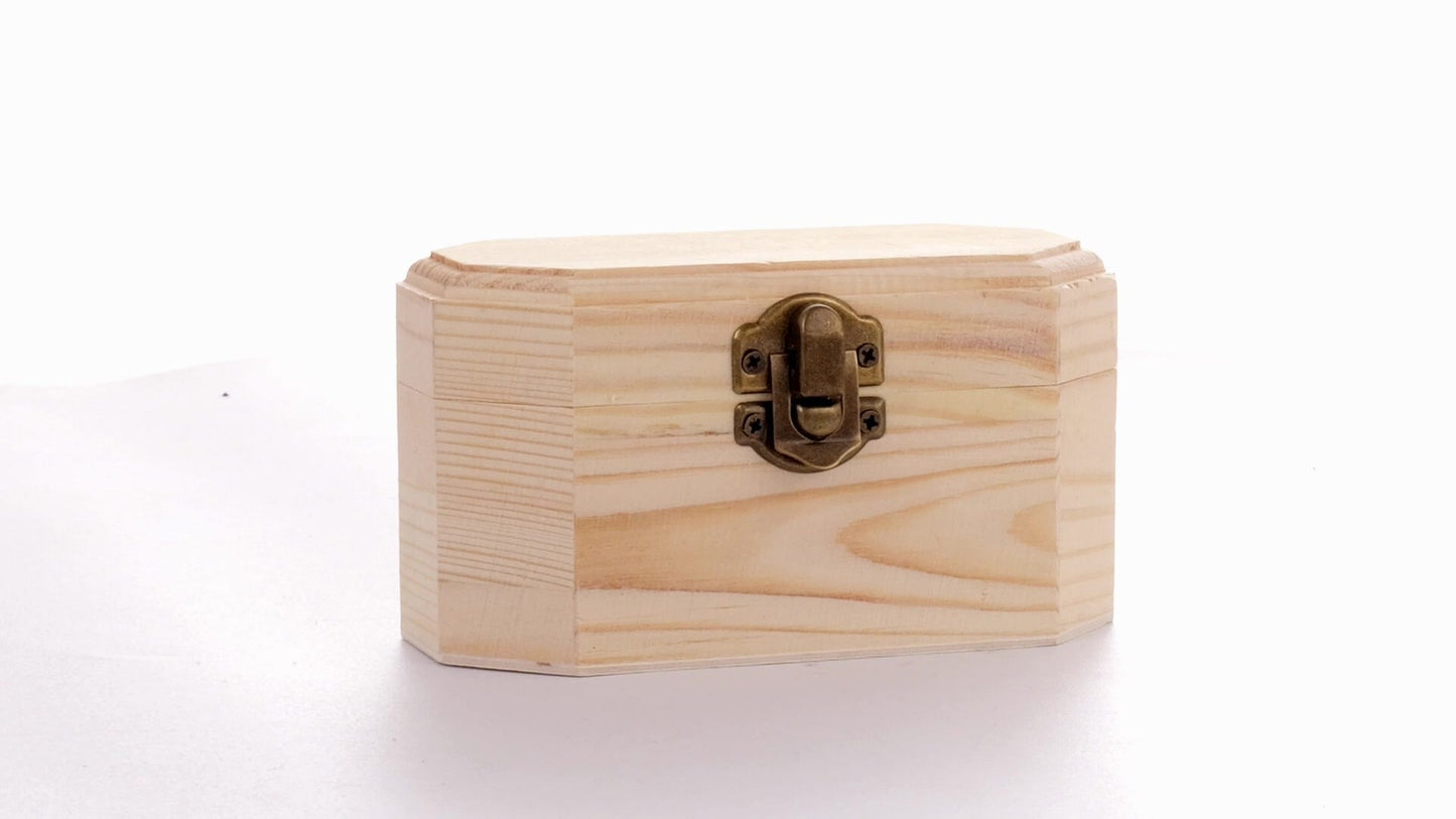 Wooden box CHEST 12x6x6