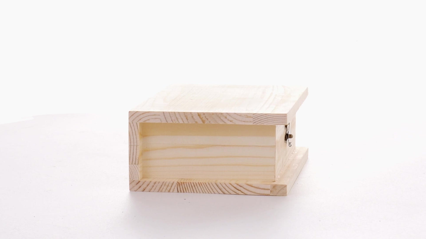 Wooden box BOOK 15x11x6