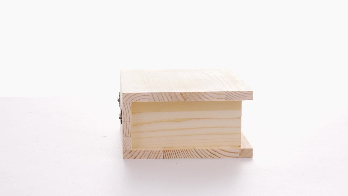 Wooden box BOOK 15x11x6