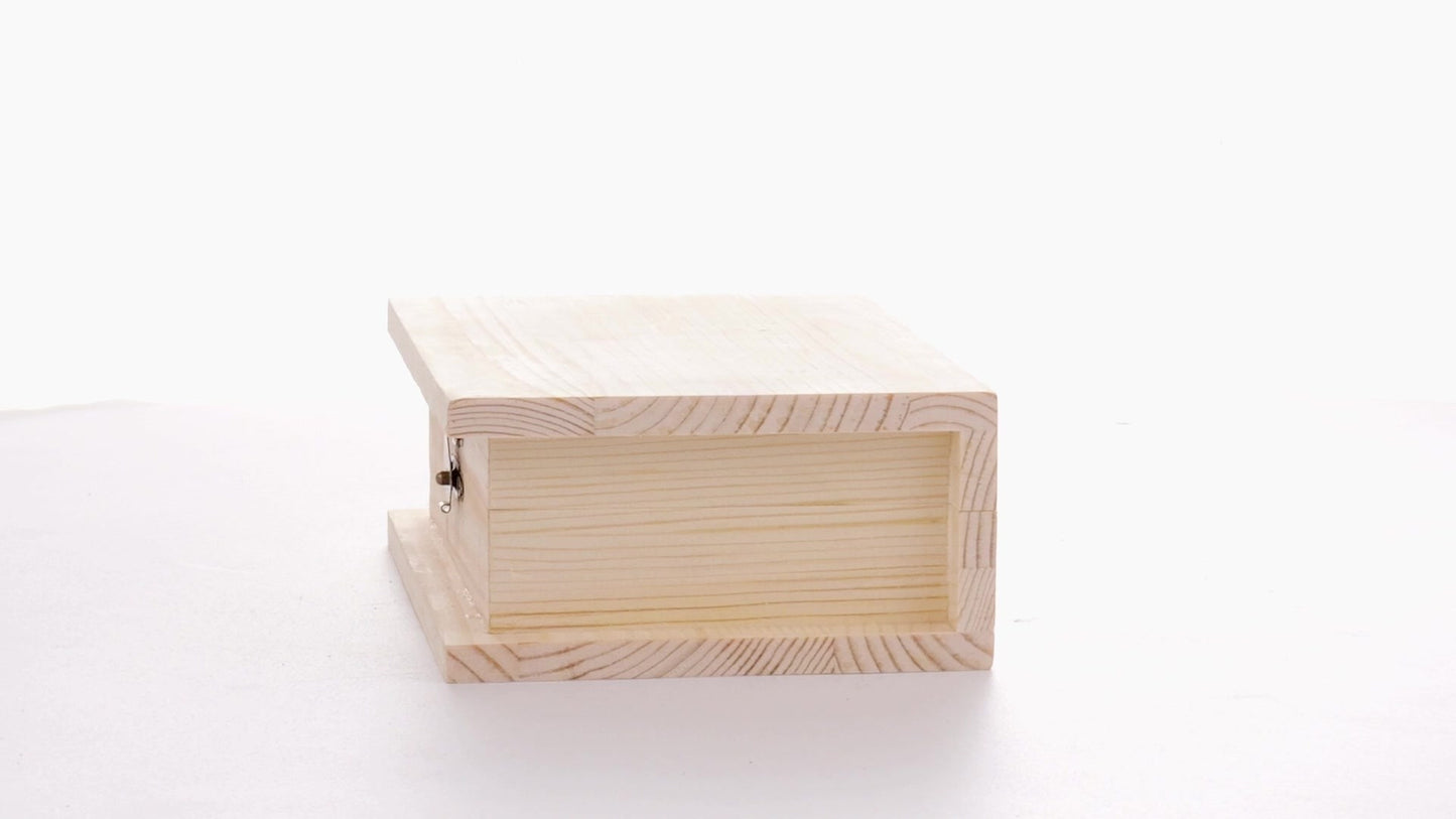 Wooden box BOOK 15x11x6