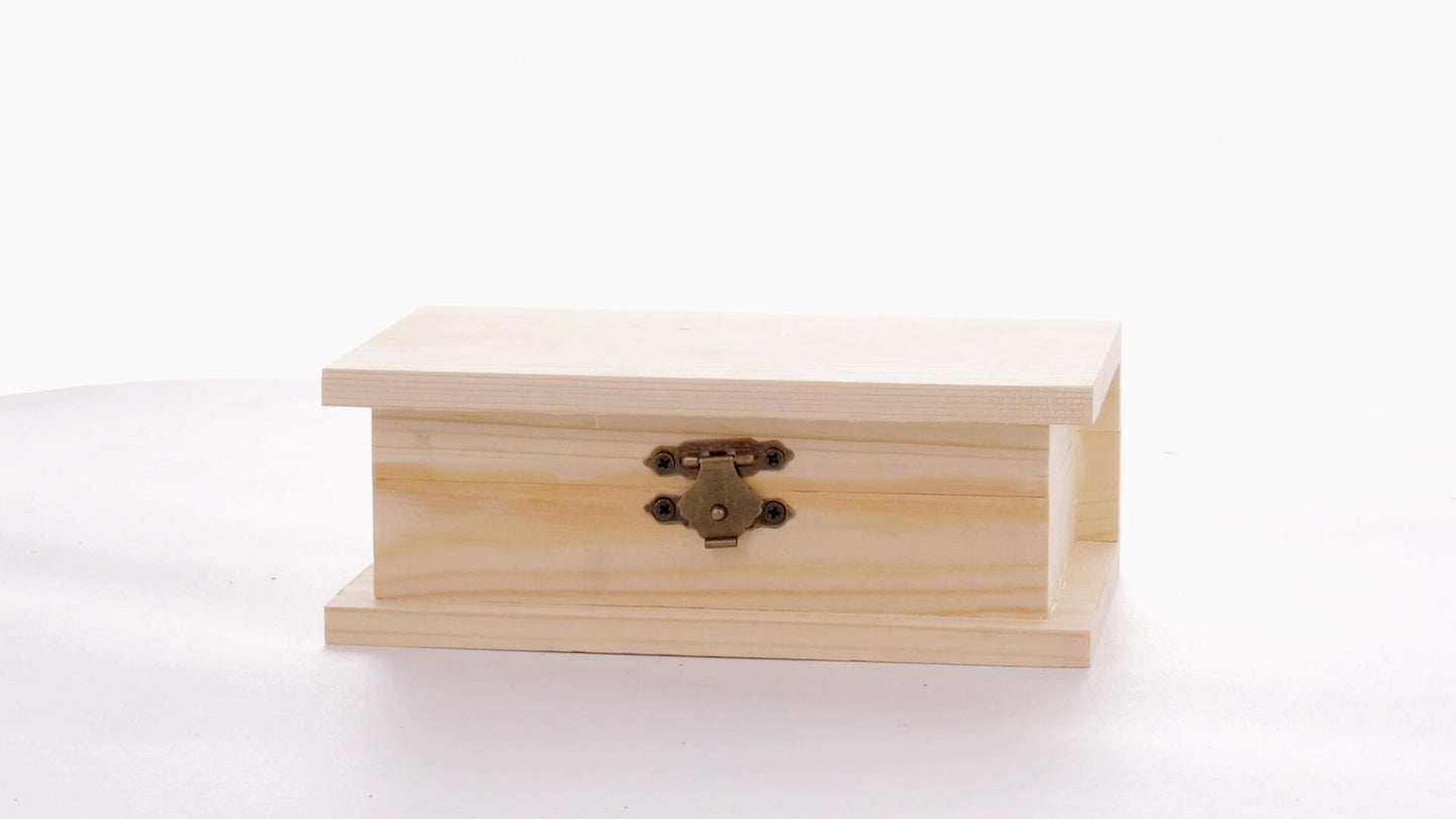 Wooden box BOOK 15x11x6