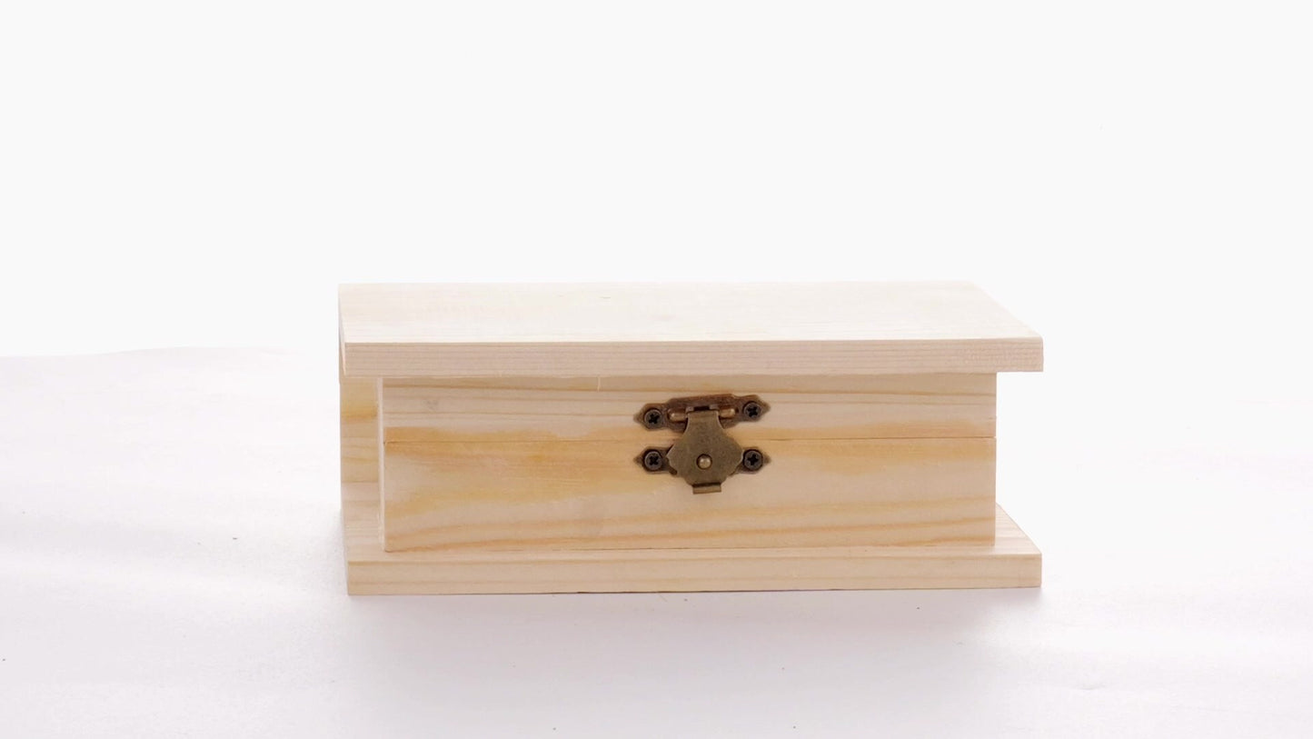 Wooden box BOOK 15x11x6