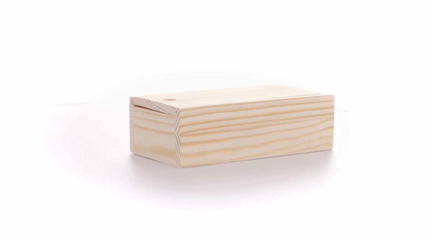 Wooden box SLIDE 15x7x5