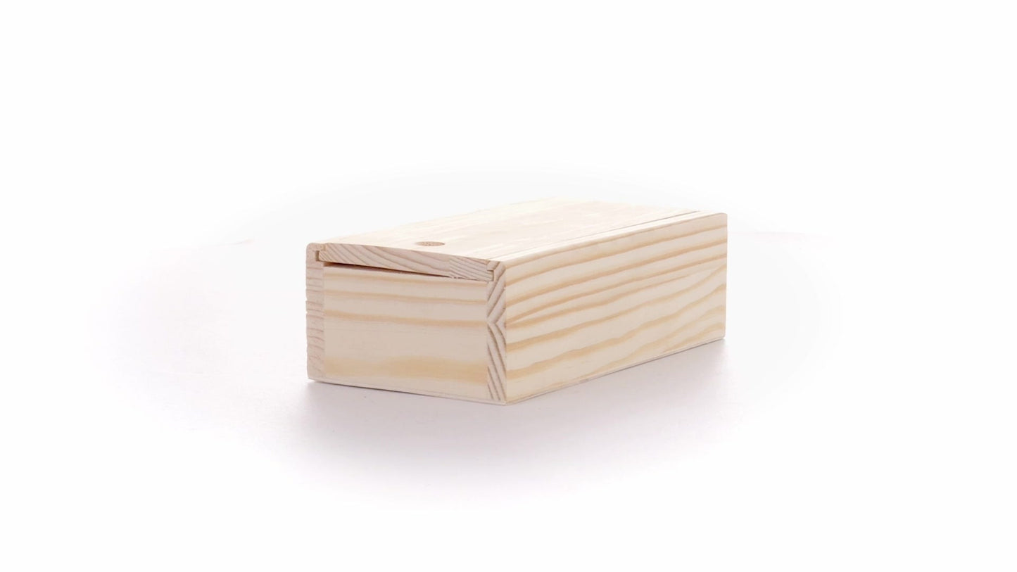 Wooden box SLIDE 15x7x5