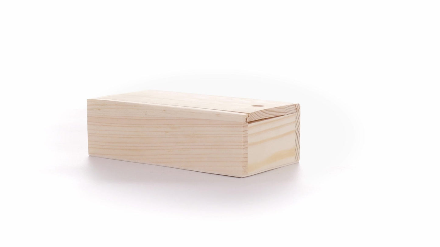 Wooden box SLIDE 15x7x5
