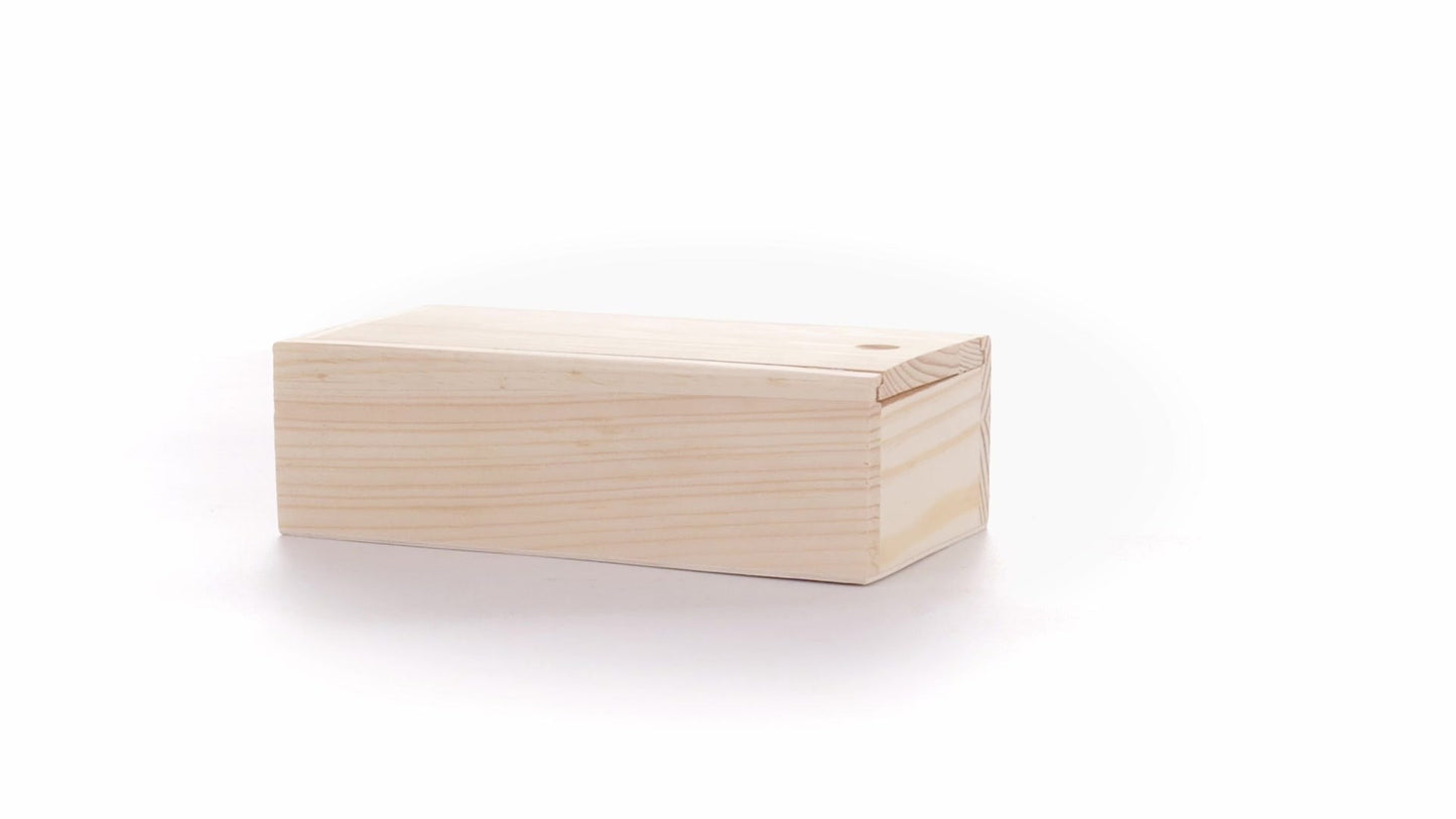 Wooden box SLIDE 15x7x5