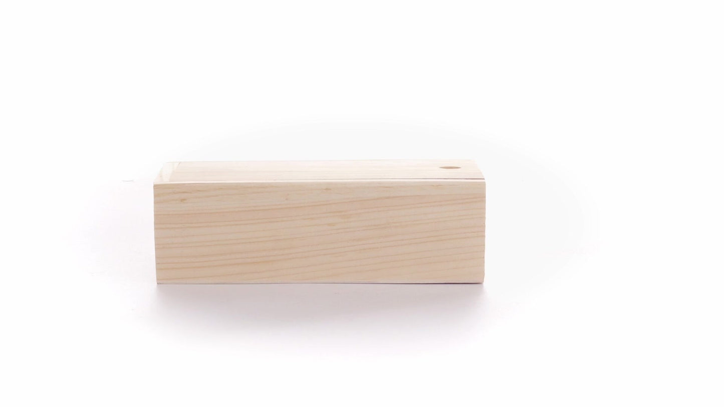 Wooden box SLIDE 15x7x5