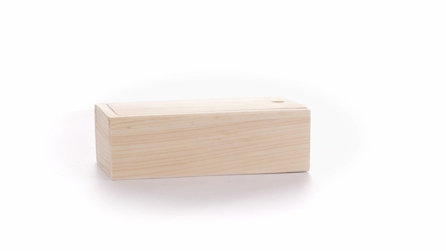 Wooden box SLIDE 15x7x5
